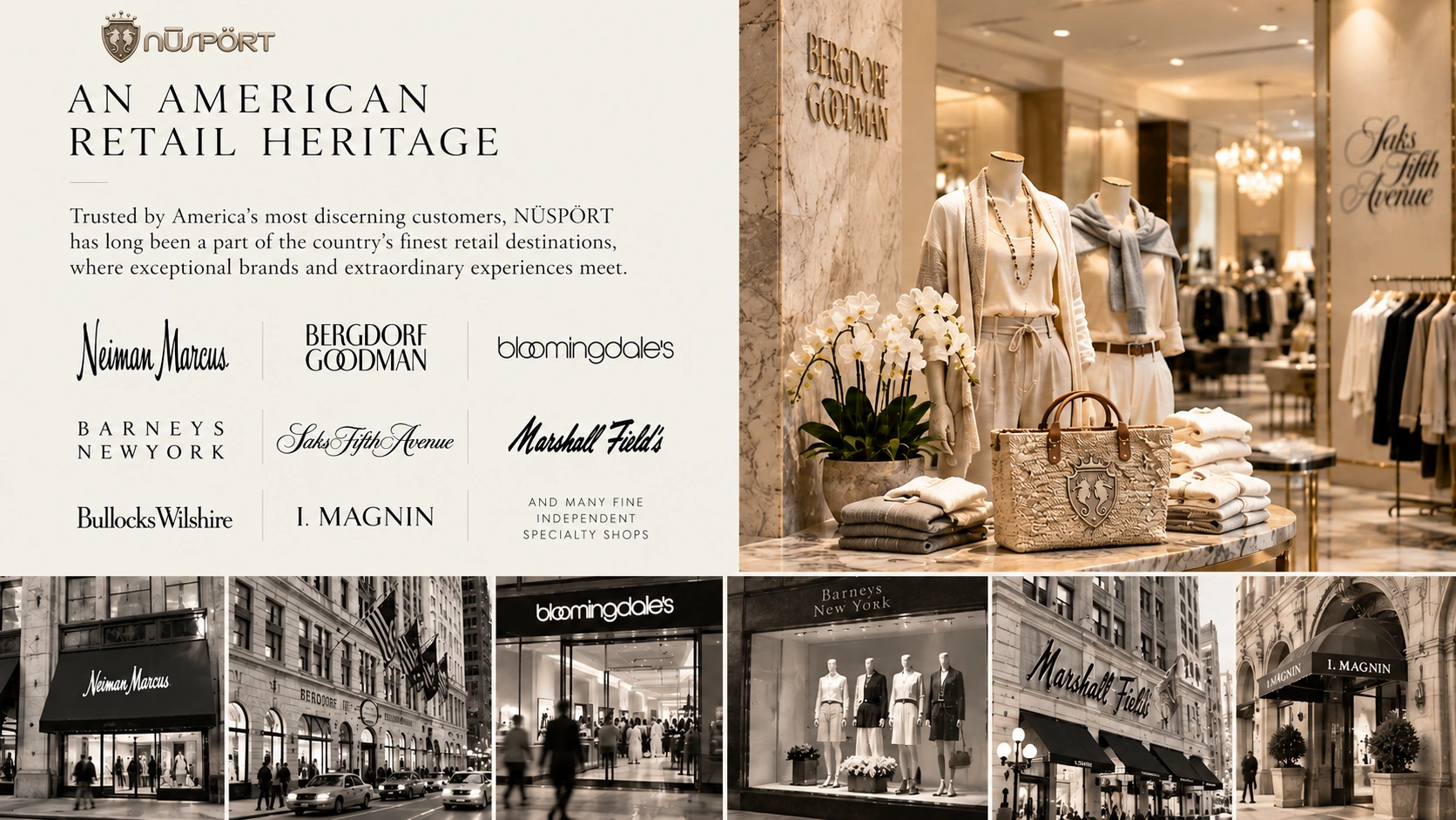 NŪSPÖRT retail heritage editorial